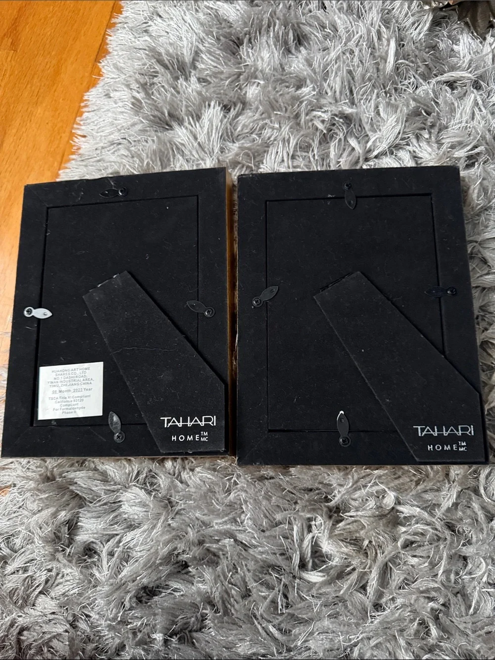 Tahari Mirrored Photo Frames in Gold and Silver